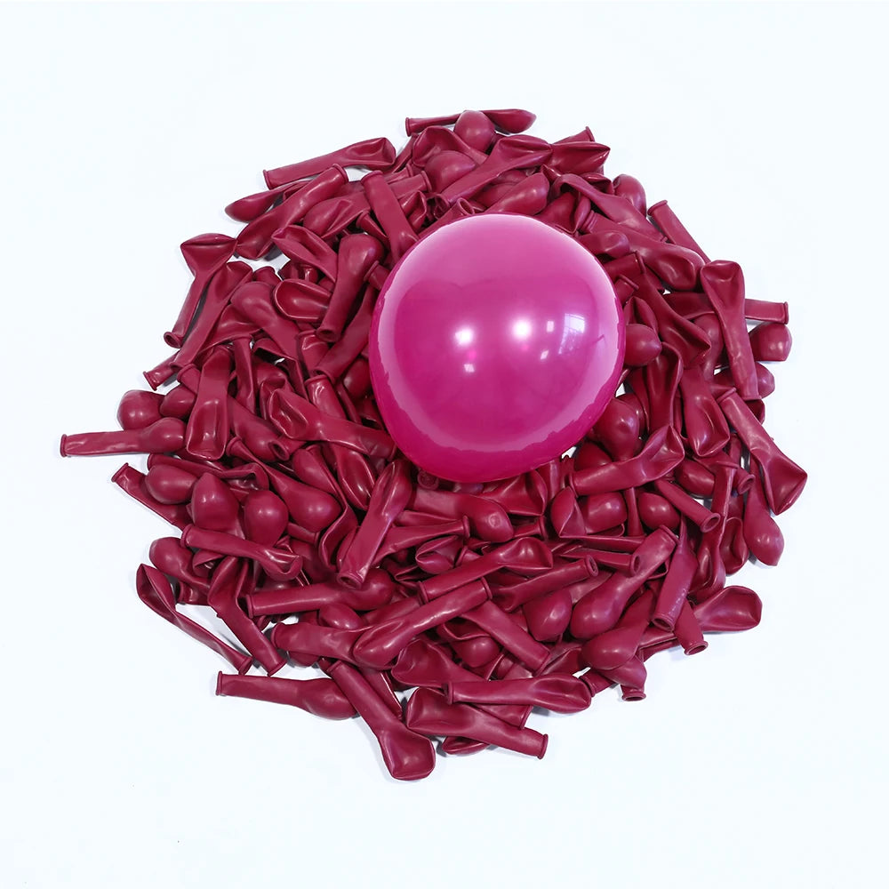 30pcs 5 Inch Burgundy Gray Gold Balloons for All Occasions