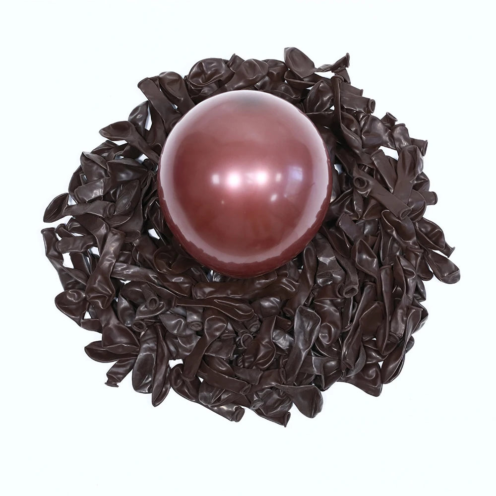30pcs 5 Inch Burgundy Gray Gold Balloons for All Occasions