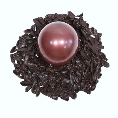 30pcs 5 Inch Burgundy Gray Gold Balloons for All Occasions