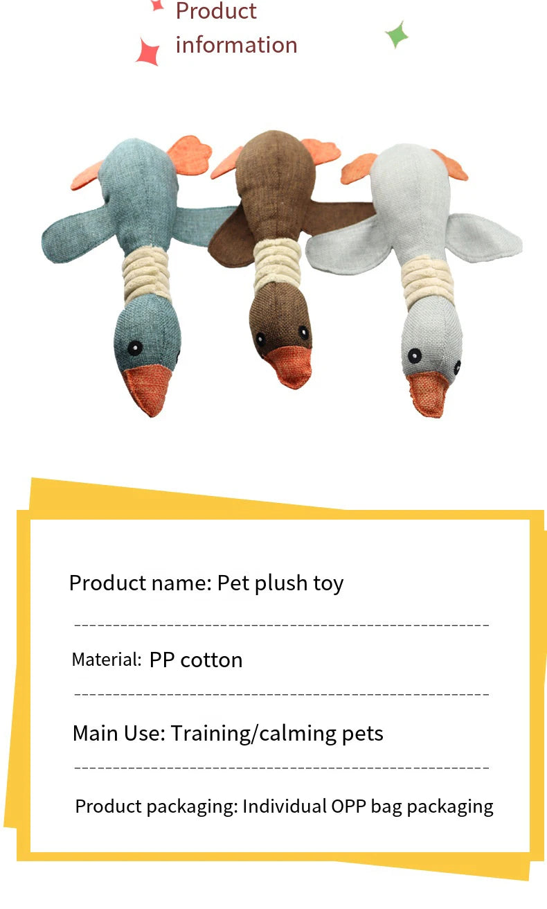 Squeaky Cute Plush Pet Dog Toys