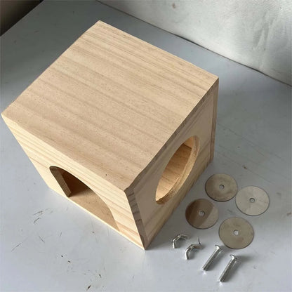 Pet Hamster Small Animal Wooden House Hideaway