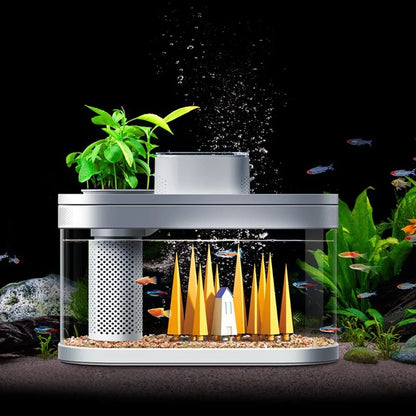 Smart Desk Top Aquarium Fish Tank Pro WiFi Box C180 Automatic Feeder RGB Light