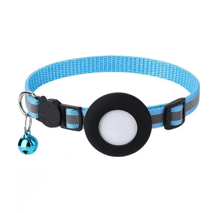 Pet Cat Collar with Protective Case for Anti Lost Locator Tracker Airtag Case