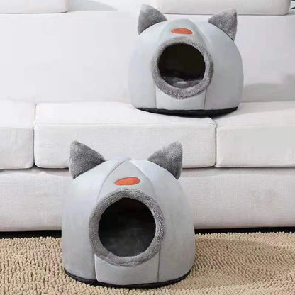 M-XL Pet Cat Nest Cave Bed