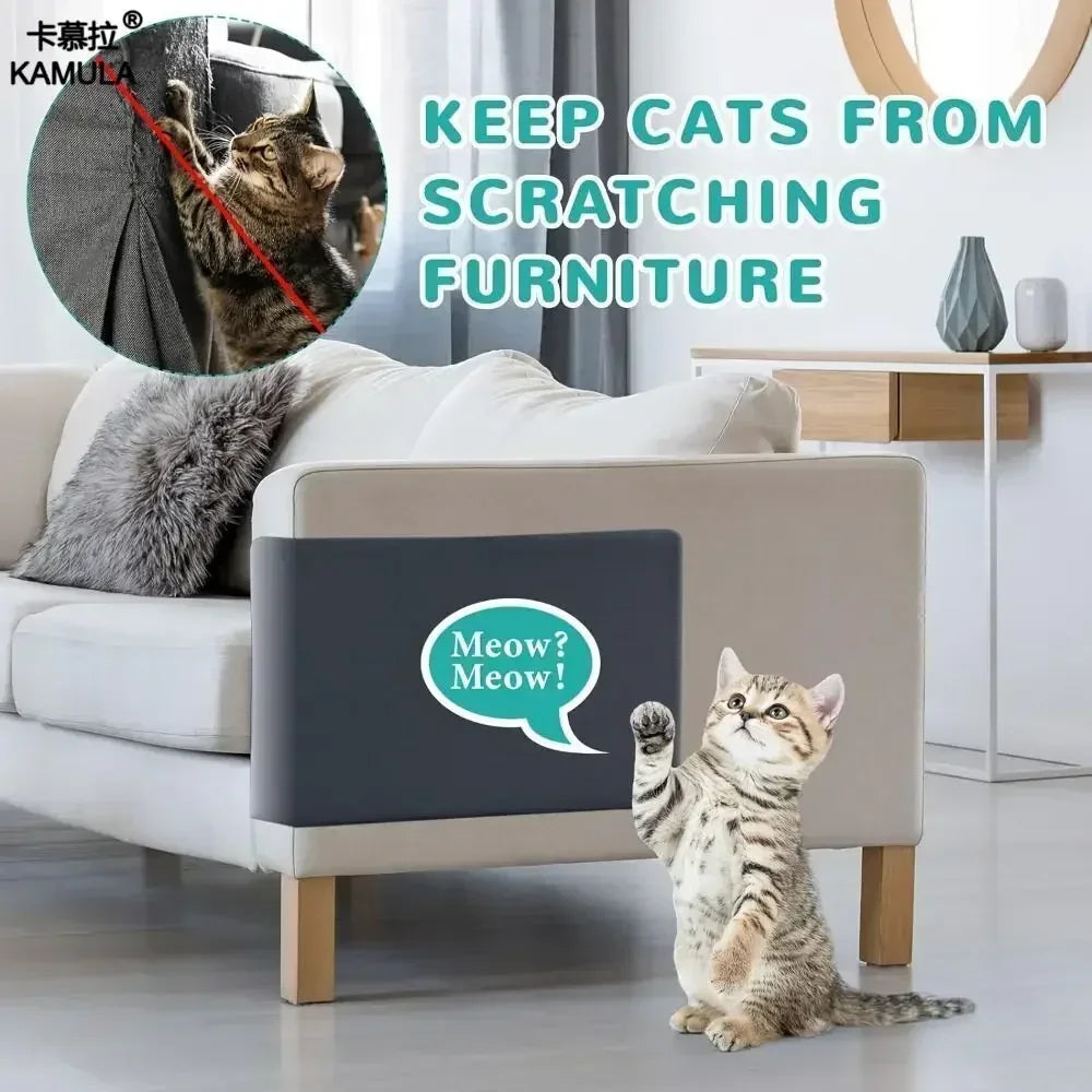 Trimmable Cat Scratching Mat Sofa Self-adhesive Scratch Tape