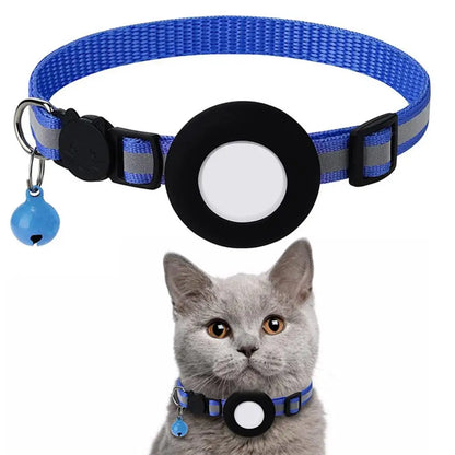 Pet Cat Collar with Protective Case for Anti Lost Locator Tracker Airtag Case