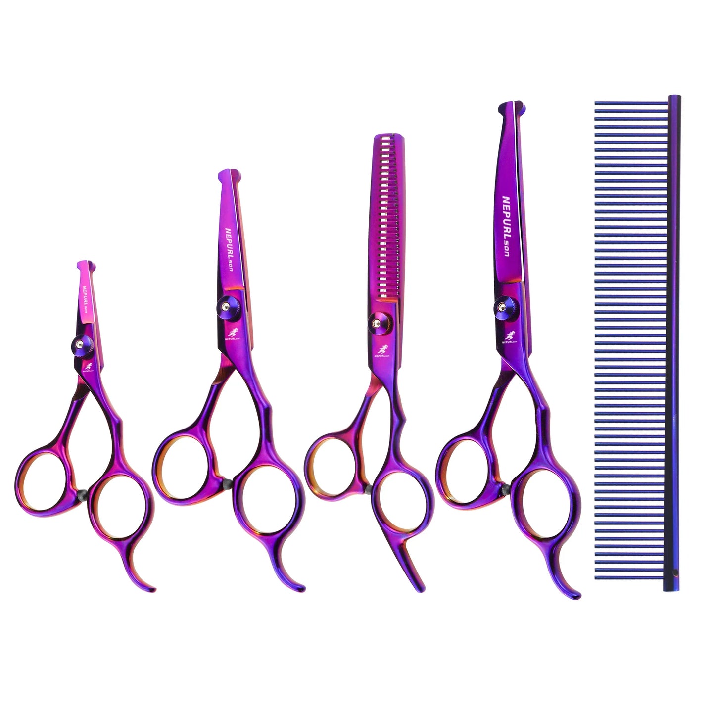 5pc Stainless Steel Pet Dog Cat Grooming Scissors Comb Sets