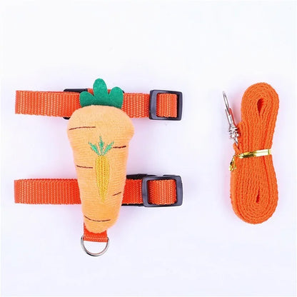 Pet Rabbit Small Animal Adjustable Harness and Leash Set