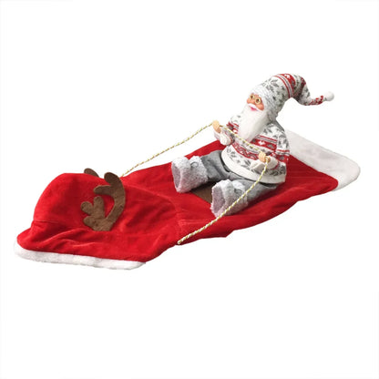 S-2XL Pet Dog Christmas Santa Claus Riding Costume