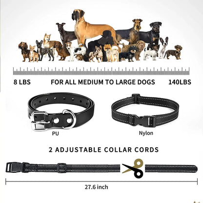 2000ft Pet Dog Rechargeable Waterproof Anti Barking Training Collar Remote