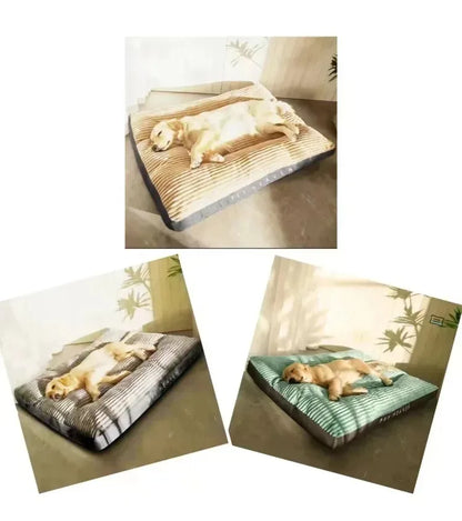 L-3XL Washable Corduroy Pet Dog Bed Sofa Cushion Mat