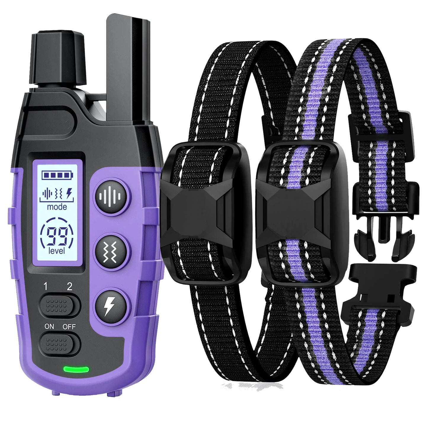 3300Ft Pet Dog Remote Control Waterproof Anti Bark Training Collar