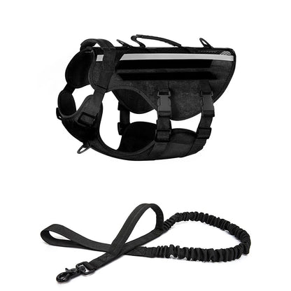 M-XL Pet Dog Adjustable Training Tactical Harness Vest