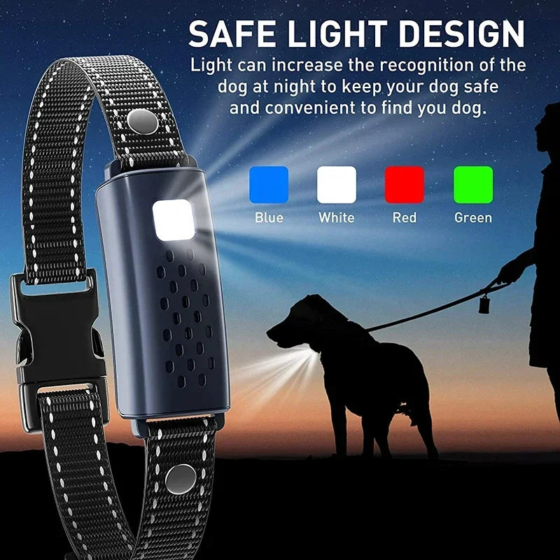 2000m Pet Dog Smart Anti Bark Training Collar with Remote