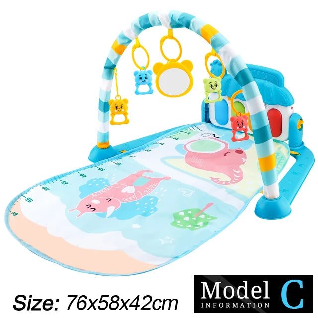 Baby Fitness Stand Music Play Gym for Early Education