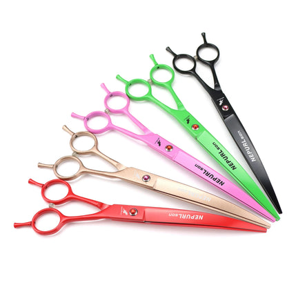 8" Stainless Steel Pet Dog Cat Grooming Scissors Combs Kits