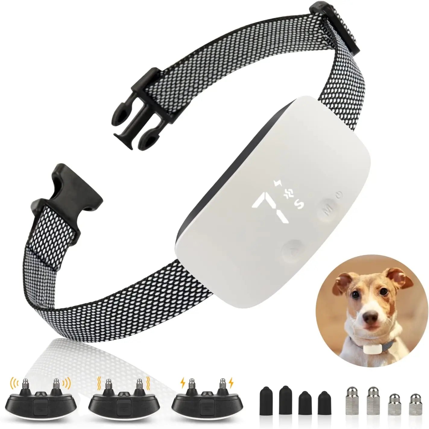 Pet Dog  Rechargeable Automatic Anti Barking Training Collar