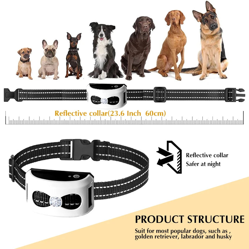 1600ft Pet Dog Wireless Fence Anti Bark Training Collar Containment System