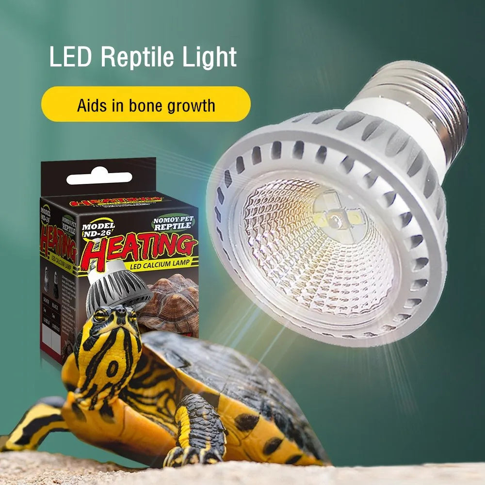 UVA + UVB LED Reptile Amphibians Heating Light Lamp Bulb