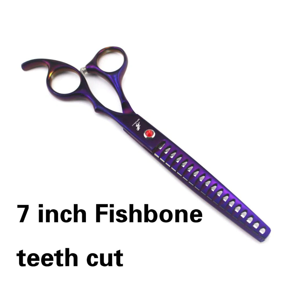 7" Stainless Steel Pet Dog Cat Grooming Thinning Scissors