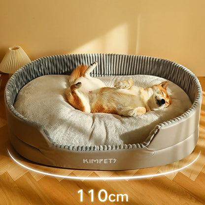 S-3XL Washable Plush Kennel Pet Dog Bed Sofa Cushion Mat