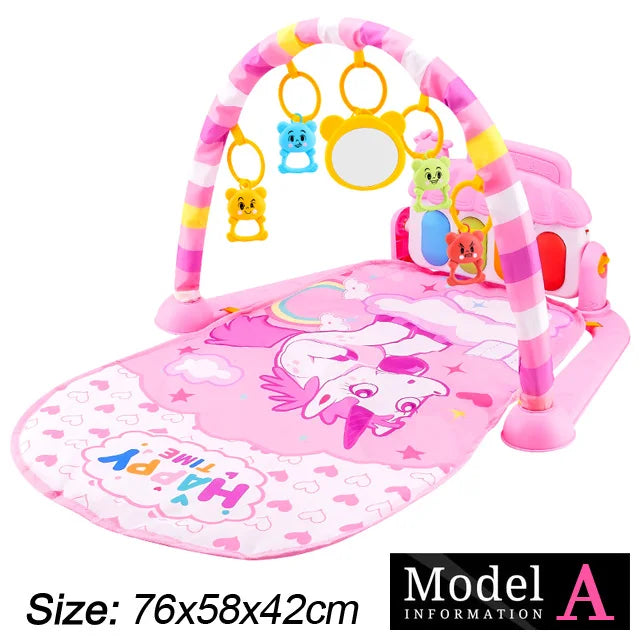 Baby Fitness Stand Music Play Gym for Early Education