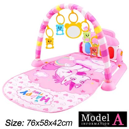 Baby Fitness Stand Music Play Gym for Early Education