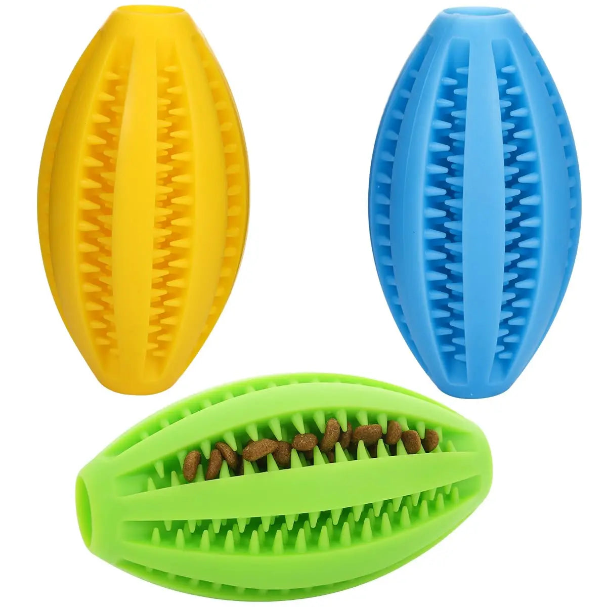 Natural Rubber Interactive Pet Dog Teeth Cleaning Chew Toys