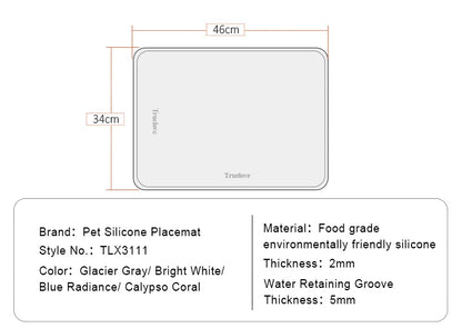 Waterproof Silicone Pet Dog Cat Feeding Mat