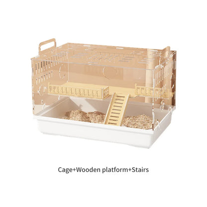 Small Animal Pet Hamster Acrylic Cage House