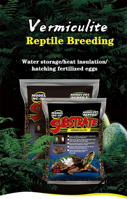 2/4L Perlite Vermiculite Coconut Soil Reptile Turtle Egg Incubation Substrate