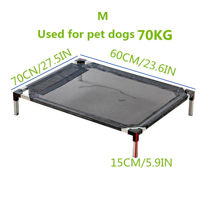 S-XL Elevated Pet Dog Folding Camping Bed Removable Washable