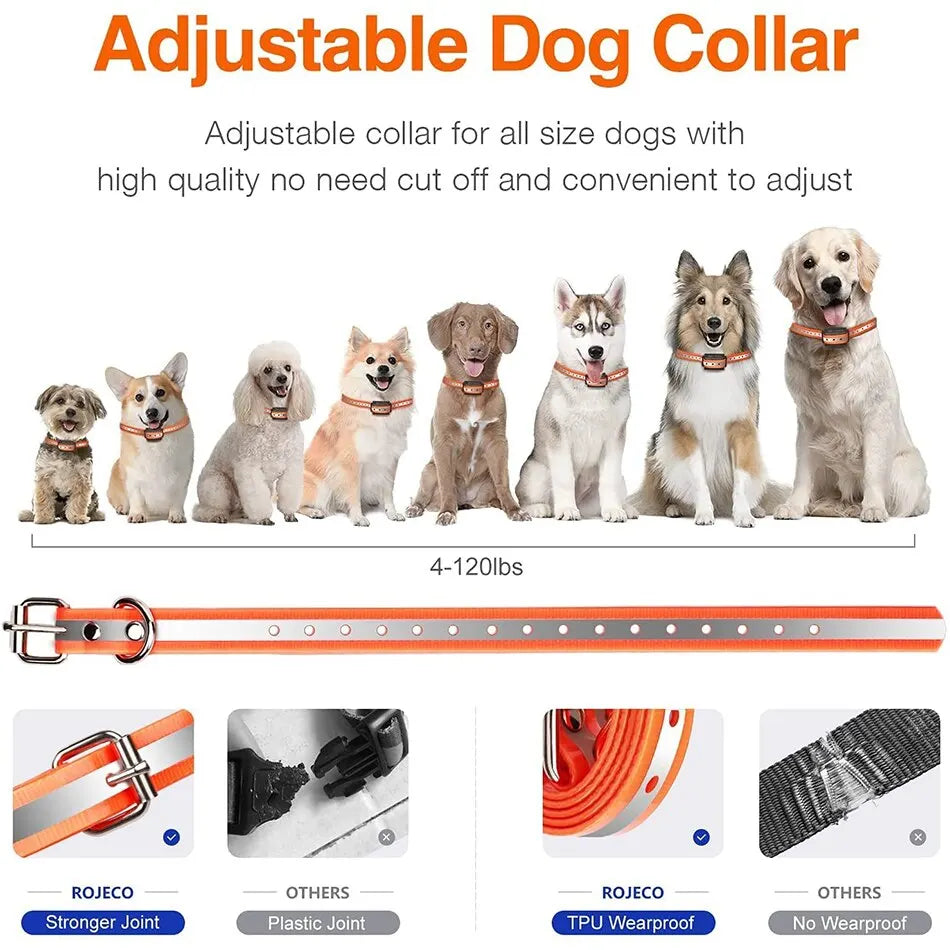 1000m Pet Dog Rechargeable Anti Bark Training Collar Remote Control