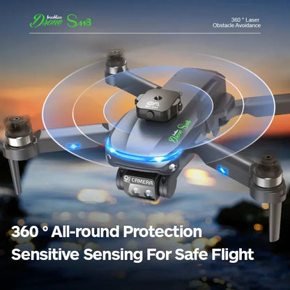 S118 RC Drone 8K Professional with 360° Obstacle Avoidance