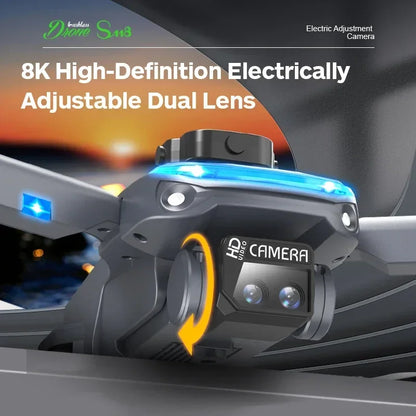 S118 RC Drone 8K Professional with 360° Obstacle Avoidance