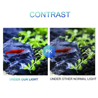 5-15W Ultra Thin Aquarium Fish Tank LED Light Clip-on Lamp