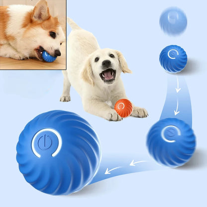 USB Interactive Pet Dog Automatic Moving Bouncing Rolling Toy Ball