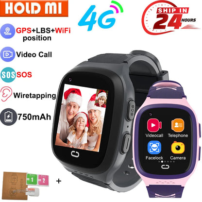 4G Kids Smart Watch GPS Video Call IP67 Waterproof Tracker