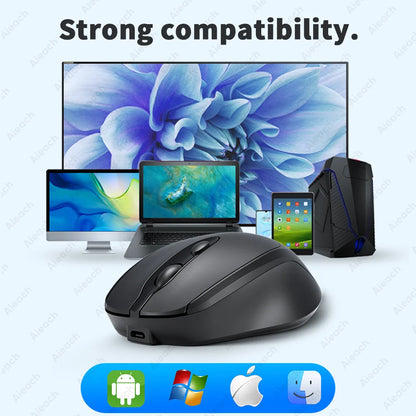 AIEACH Ergonomic Bluetooth Mouse for Comfortable Wireless Use