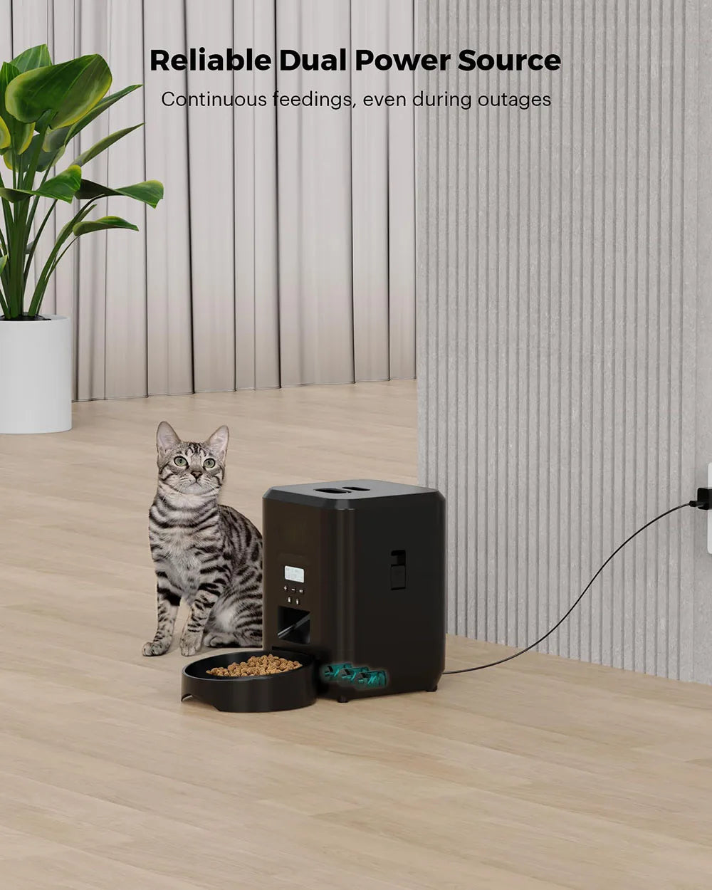 2L Pet Cat Dog Smart Automatic Feeder Food Dispenser