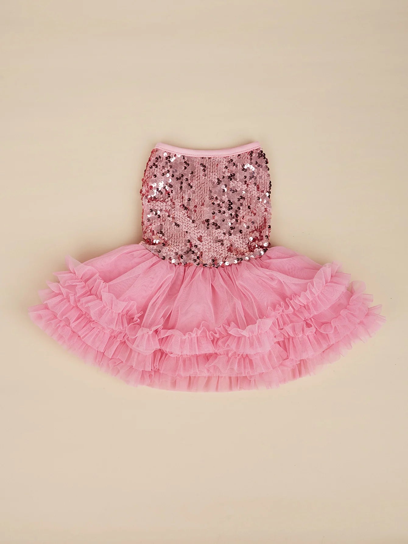 XS-XL Pet Dog Sequin Sleeveless Tutu Dress Costume