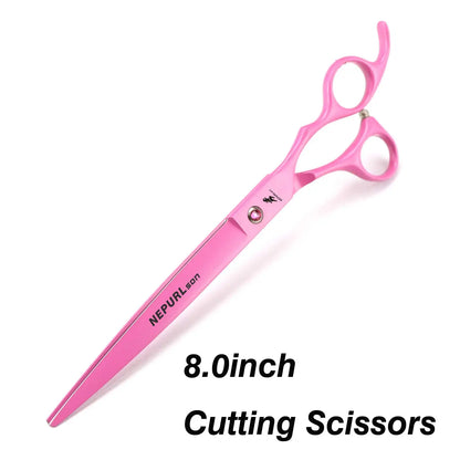 8" Stainless Steel Pet Dog Cat Grooming Scissors Combs Kits