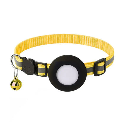 Pet Cat Collar with Protective Case for Anti Lost Locator Tracker Airtag Case