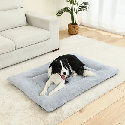 S-2XL Pet Dog Cat Soft Long Plush Beds Cushion Mat Sleeping Sofa