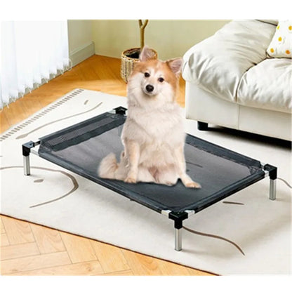 S-XL Elevated Pet Dog Folding Camping Bed Removable Washable