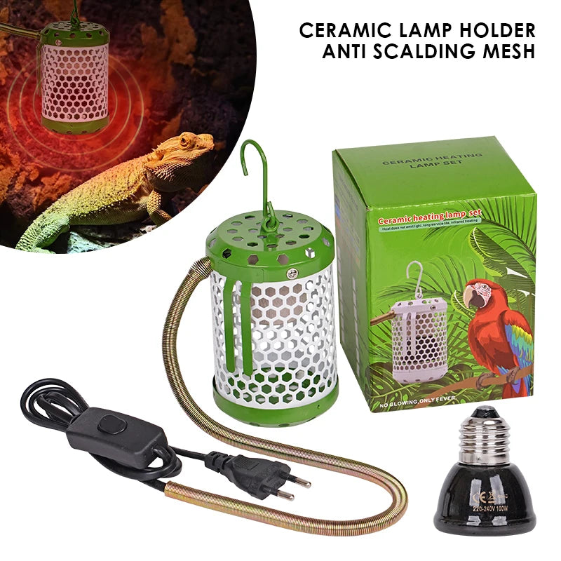 Reptile Habitat Bird Avery Ceramic Heat Lamp