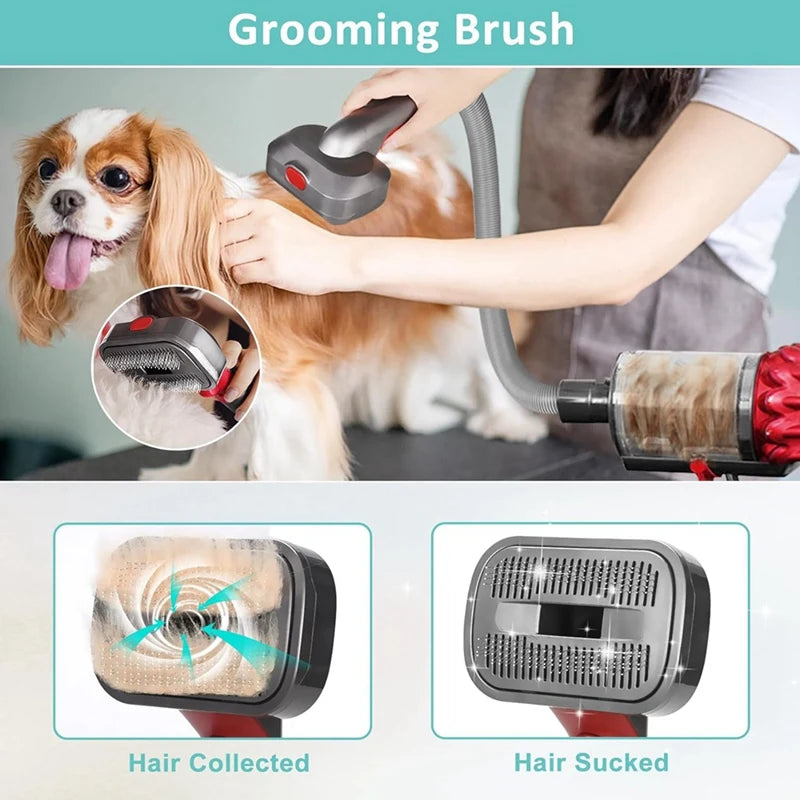 Pet Dog Grooming Brush Attachment Kit For Dyson Vacuum V7 V8 V10 V11 V12 V15