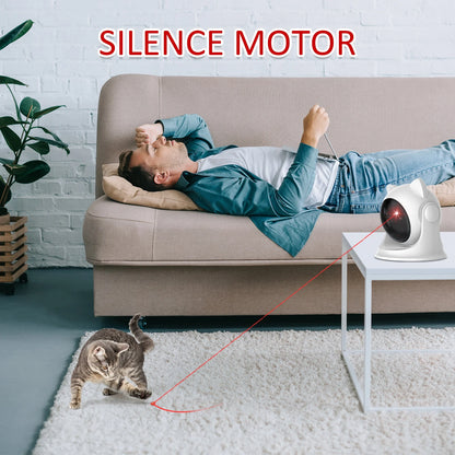 Pet Cat Rechargeable Automatic Motion Laser Toy Random Activated