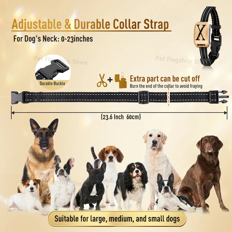 990ft 2in1 Pet Dog Wireless Electric Fence & Training Collar