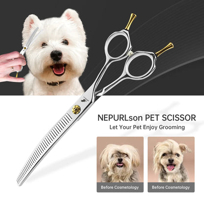 7-8" Stainless Steel Pet Dog Cat Grooming Thinning Scissors